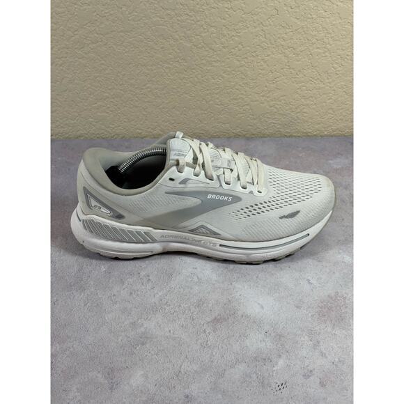 Brooks Adrenaline GTS 23 Womens 9 Wide Shoes Running White Sneaker 1203811D104 - Picture 7 of 15